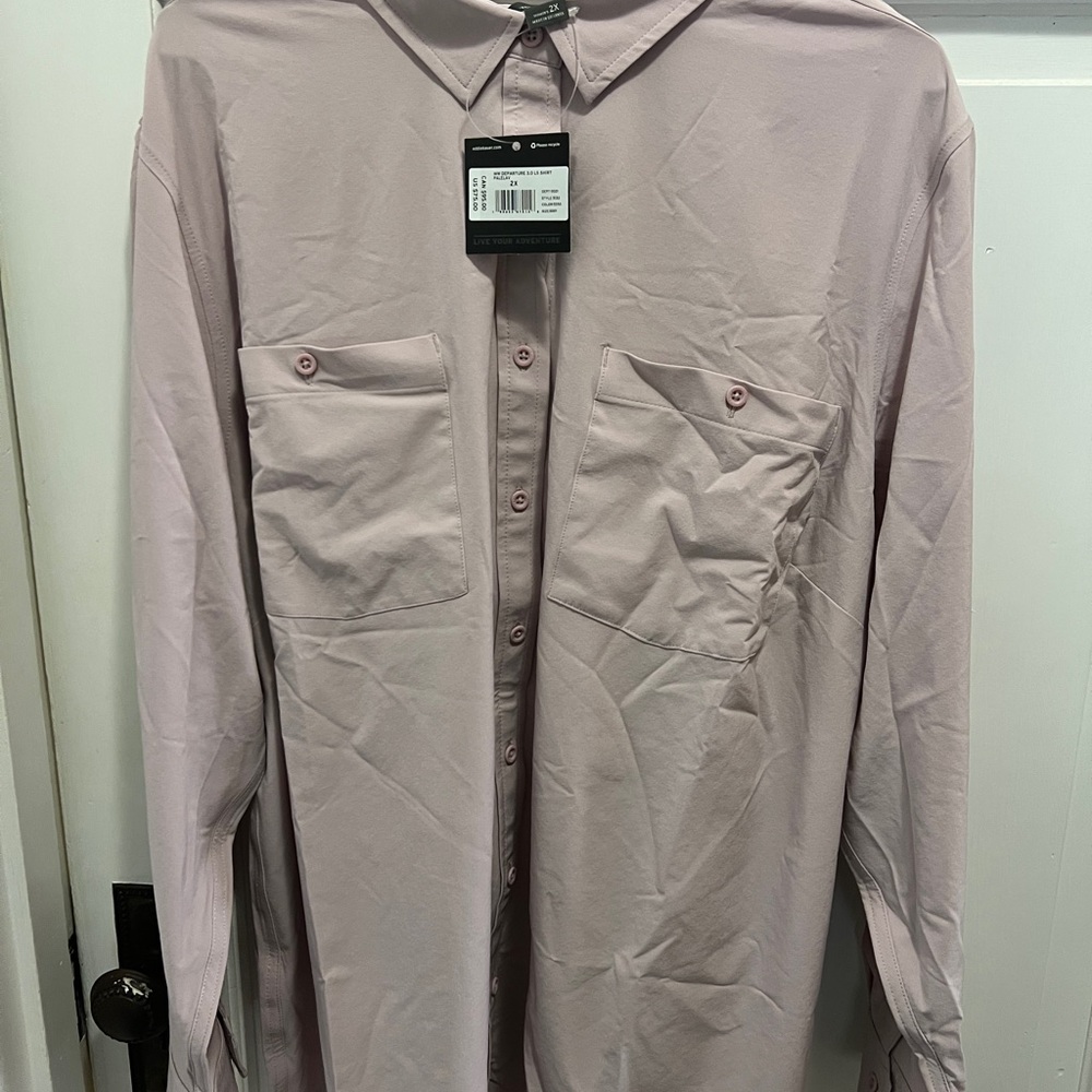 NWT Eddie Bauer Women's Blouse in Light Pink